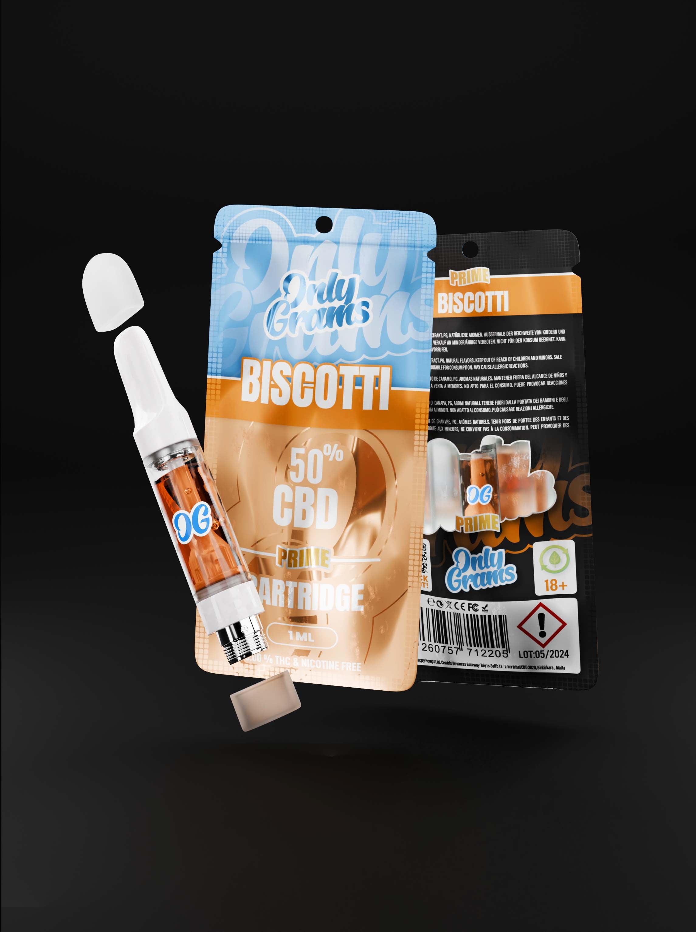 Biscotti CBD Kartusche