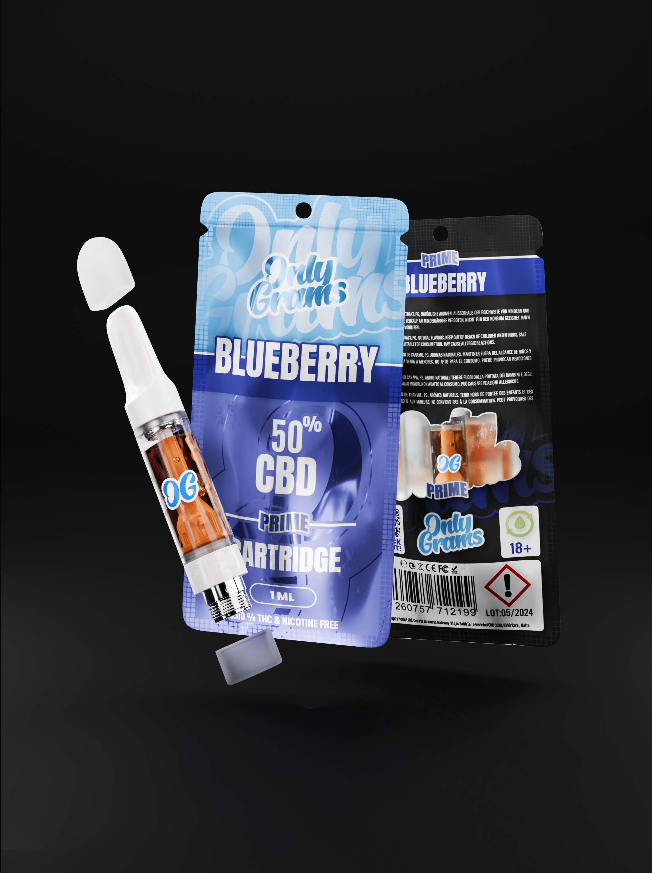 Blueberry CBD Kartusche