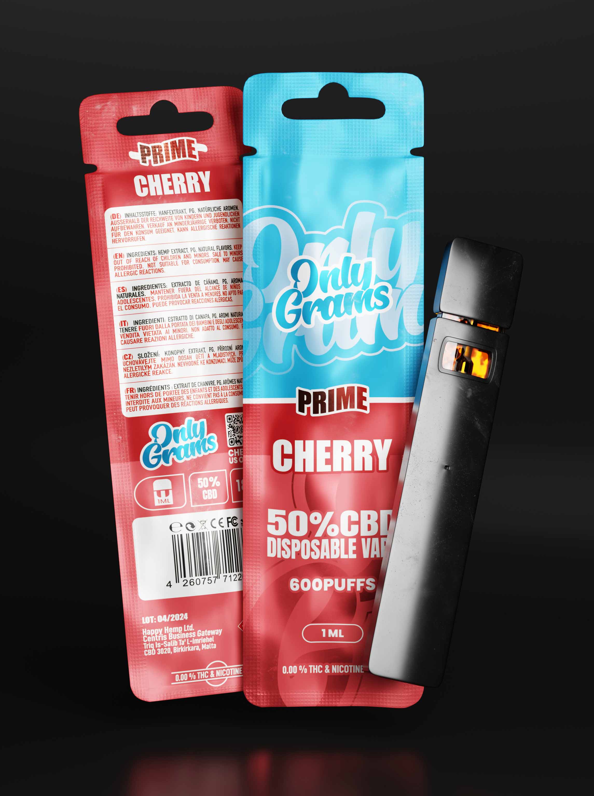 Cherry CBD Einweg Vape